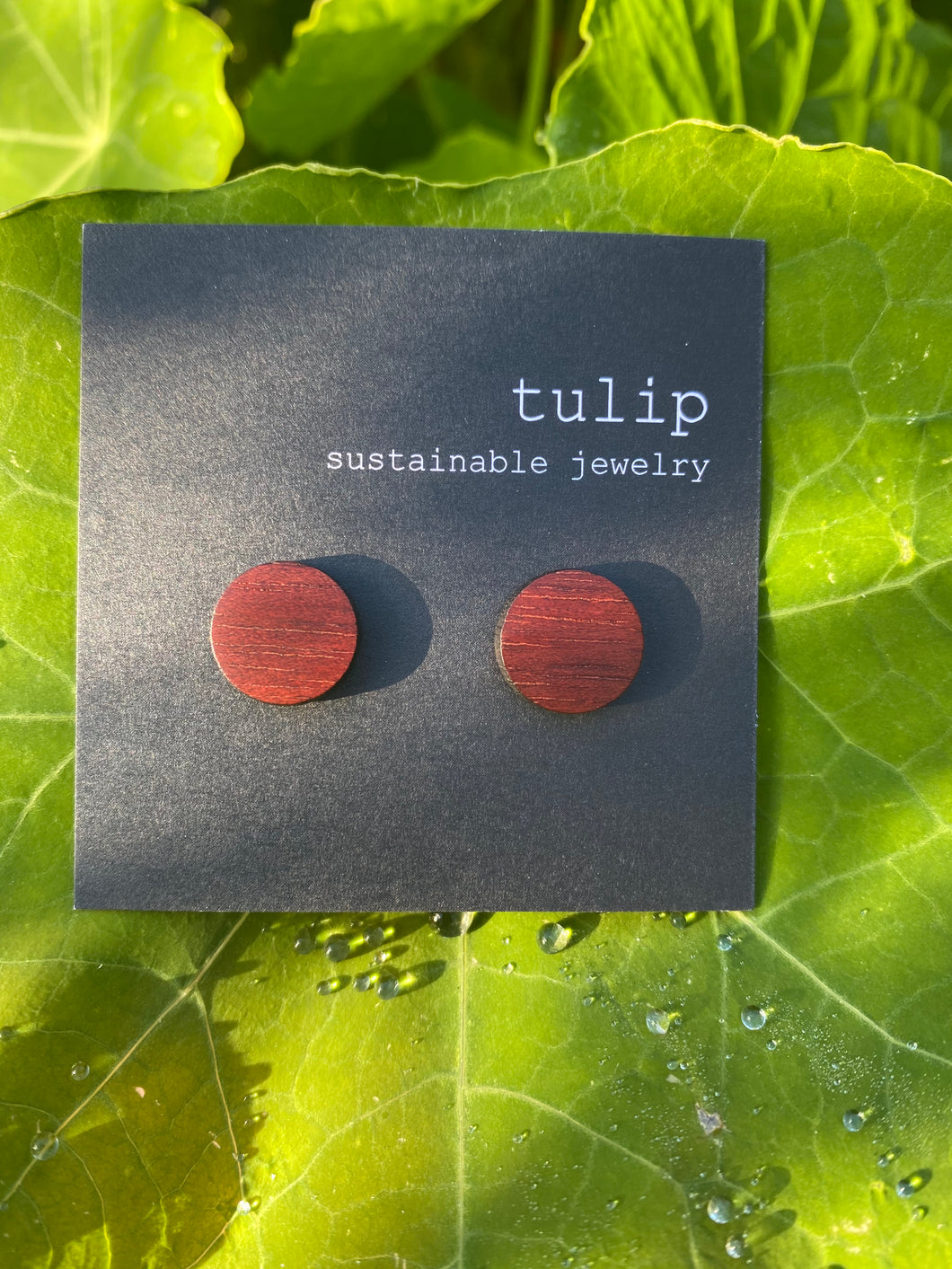 Repurposed bloodwood studs